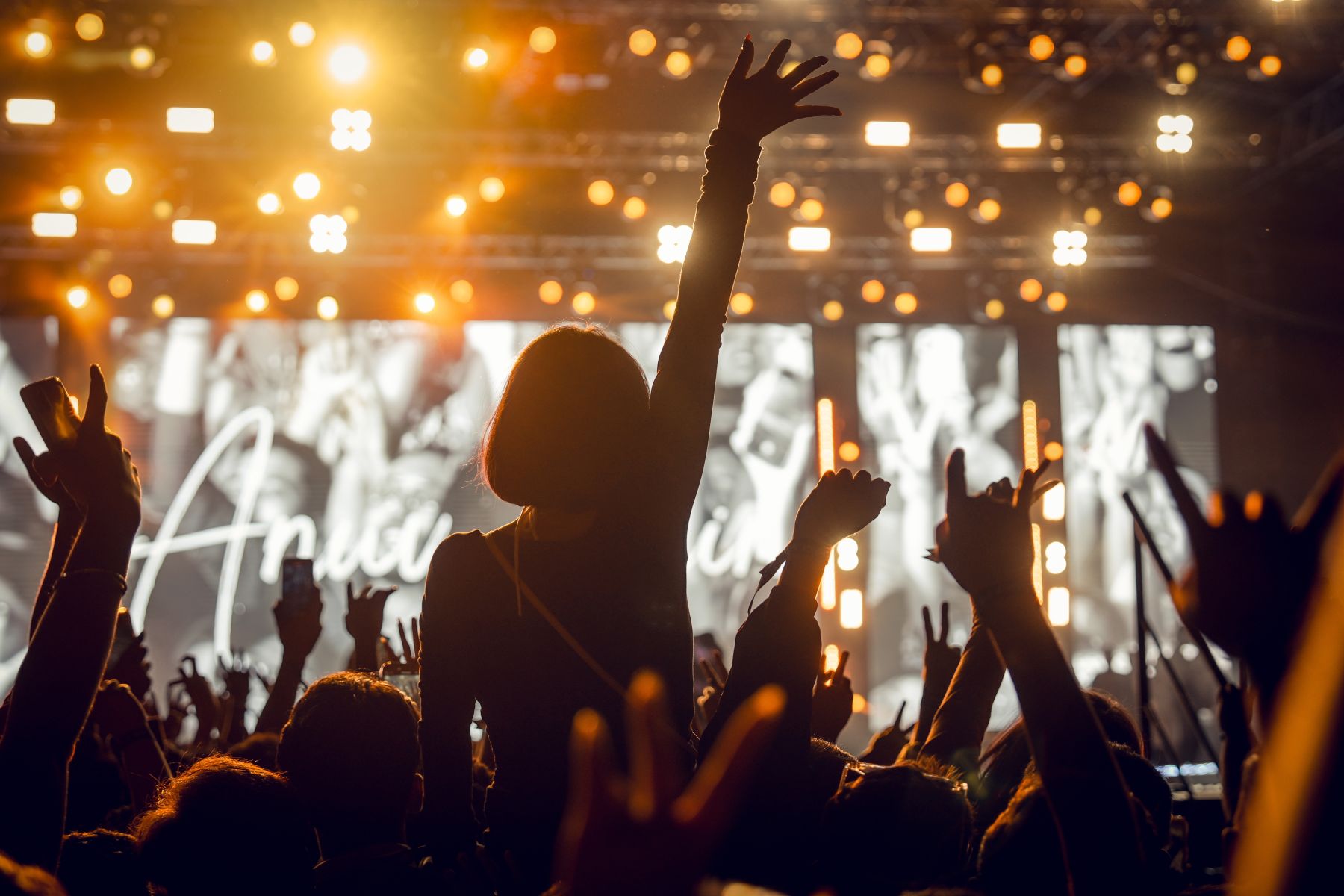 Women at live concert